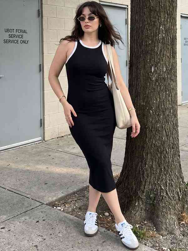 cocktail dress for mother of the groom Mother of The Bride Dress Navy Blue for Women's A-Line One Shoulder Ankle Length Prom Party Evening Gowns main image 0
