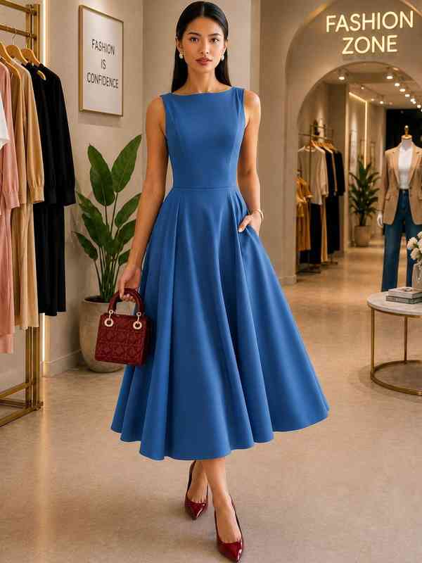 Blue Party Dresses - Buy Blue Party Dresses online in India