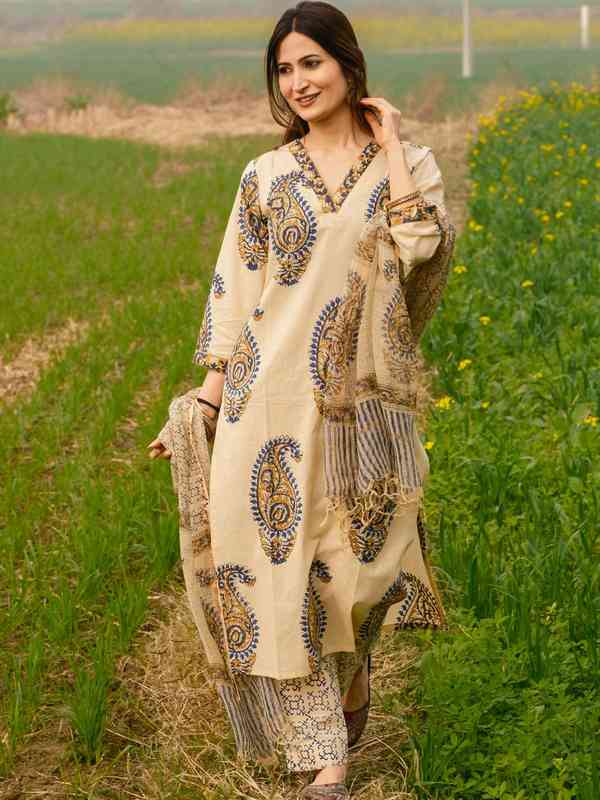 bombay paisley by westside peach fit-and-flare dress Buy Bombay Paisley Indigo Embroidered Cotton A-Line Dress from Westside