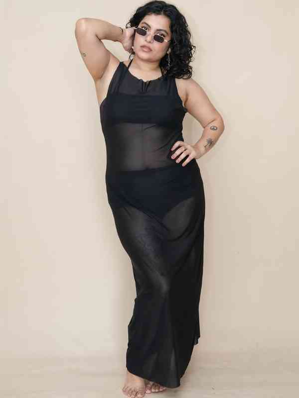 sequin mini bodycon dress Forgiven Sequin Bodycon Mini Dress Black main image 0