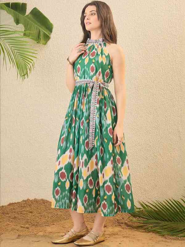 Womens Green Dress - Buy Womens Green Dress online in India