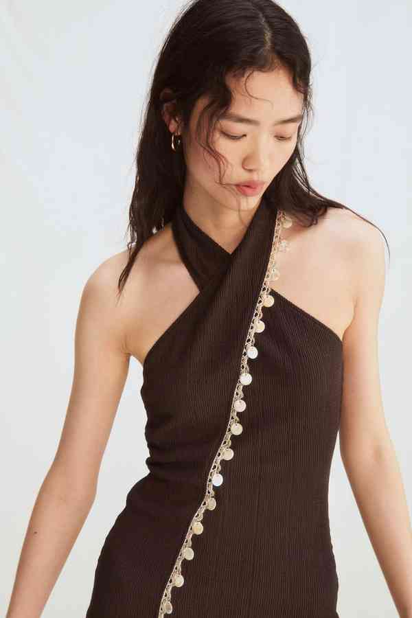 glitter prom dress black Glamorous Spaghetti-Straps Black Sequins Long Evening Prom Dress