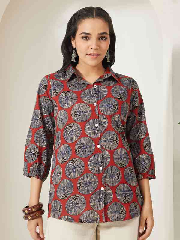 Women Tops Shirts Ruhaans Janasya - Buy Women Tops Shirts Ruhaans