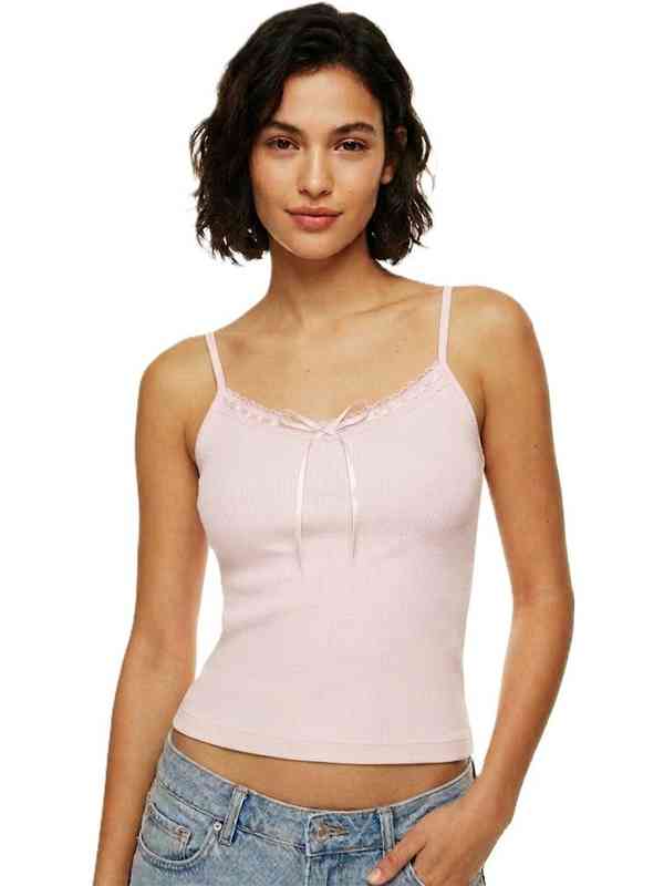 Pink Tank Top Tops - Buy Pink Tank Top Tops online in India