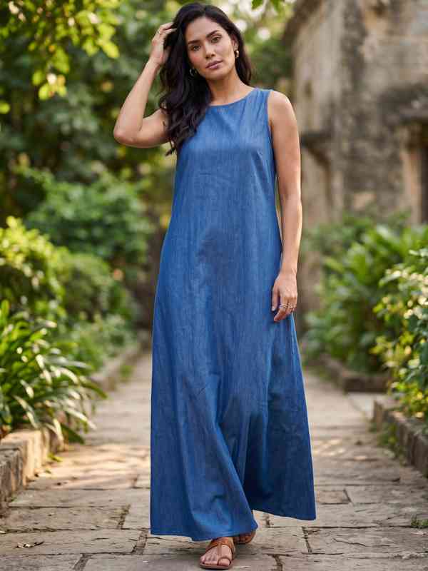 green metallic maxi dress Marise Green Draped Satin Maxi Dress