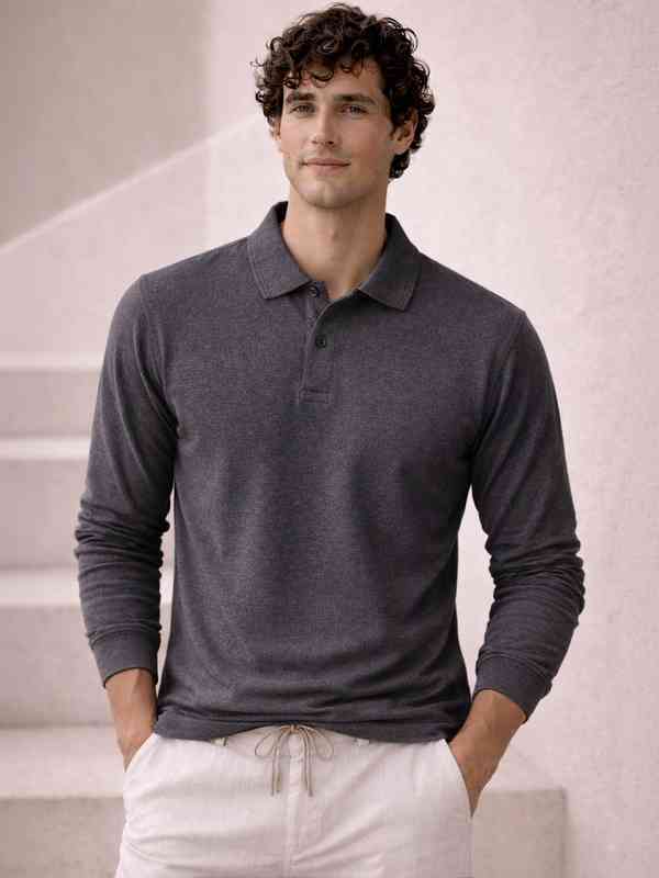 Men Long Sleeve Shirts Polo Tshirts - Buy Men Long Sleeve Shirts