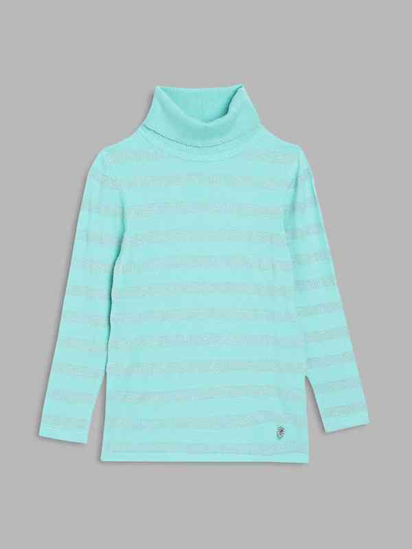 Pull Fille Heart-n-Crush Rayé Noir/argent Avec Nœud Sequins - Taille M8 - Occasion Très Bon état