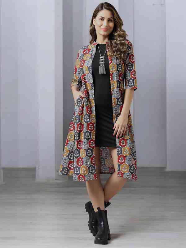 women shrug dresses Women's providing a chic look for any season Ribbed Midi Dress & Shrug