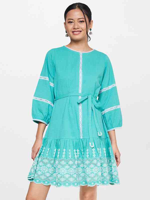 Global Desi Green Dresses - Buy Global Desi Green Dresses online in India