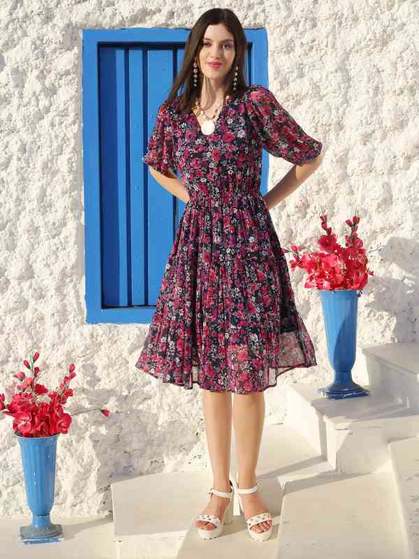 Knee Length Dresses For Women - Buy Knee Length Dresses For Women online in  India