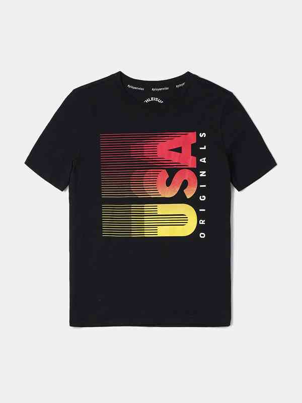 Jockey Boys Essential Short Sleeve T-Shirt | Soft Jersey, Crew Neck, Contrast Trim, Reflective Logo, Classic Fit