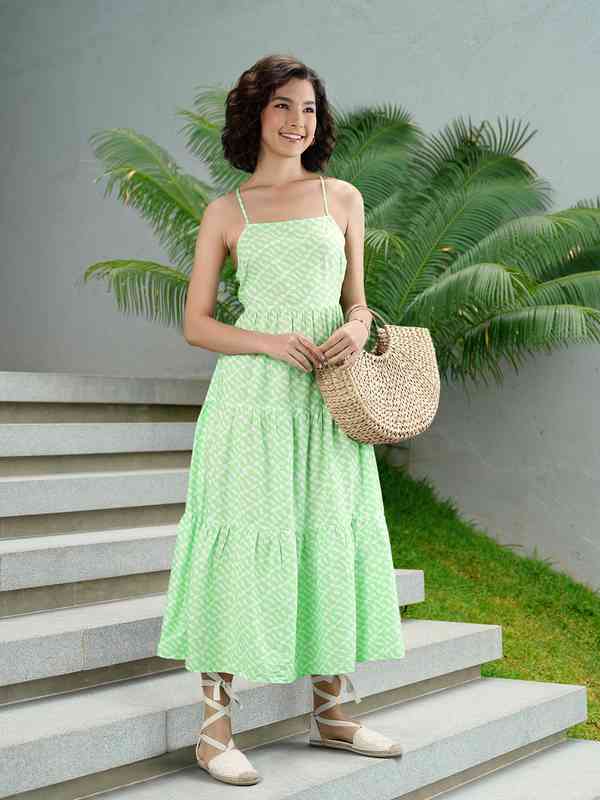 Marks And Spencer Green Dresses - Buy Marks And Spencer Green Dresses  online in India