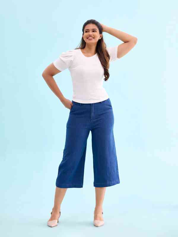 パンツ ENFOLD CULOTTES-PANTS CULOTTES-PANTS｜36｜WHT｜TROUSERS