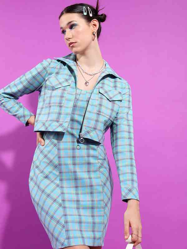 ❀ℳ's Gracy❀ Deformation Check Dress Checks Dresses - Buy Checks