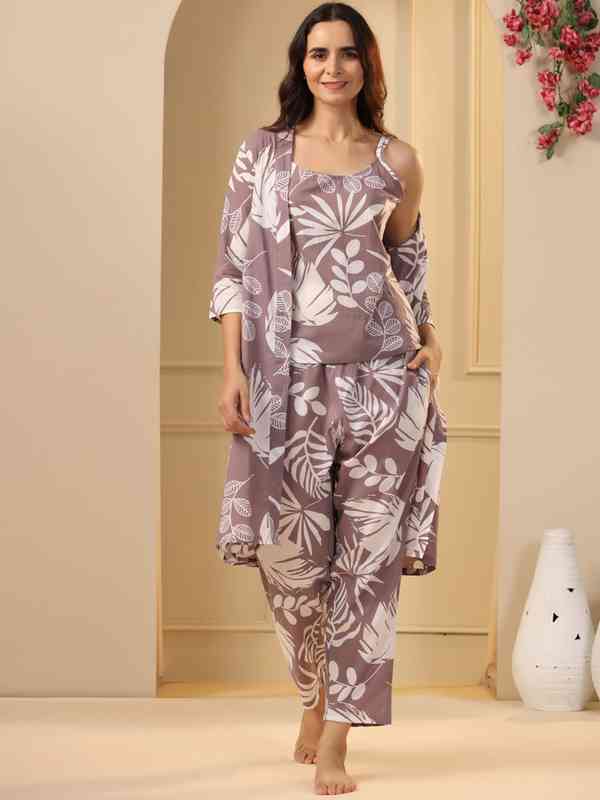 night dress for ladies in pakistan Satin Pyjama Set 4andco