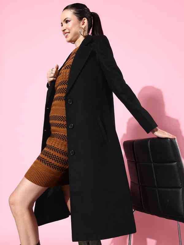 ジャケット・アウター [ hype long coat ] super long coat Amazon.in ファッション [ hype long coat ] super long coat