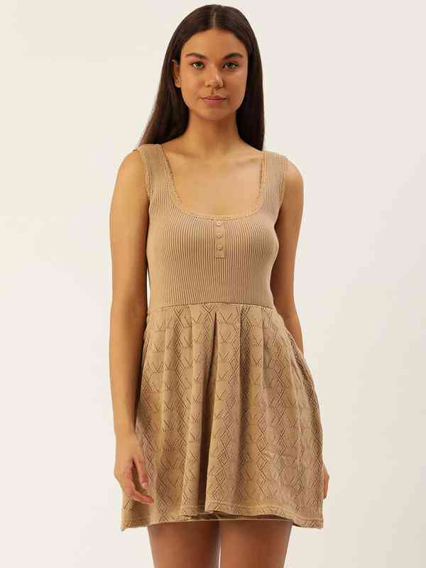 slim fit dress slacks Fit & Flare Mini Dress