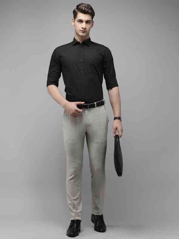 Formal Dress For Men Shirt Hisdern Men's Black Gold Splicing Dress Shirt for Office Wear L Formal Dress For Men Shirt Hisdern Men's Black Gold Splicing Dress Shirt for Office Wear L