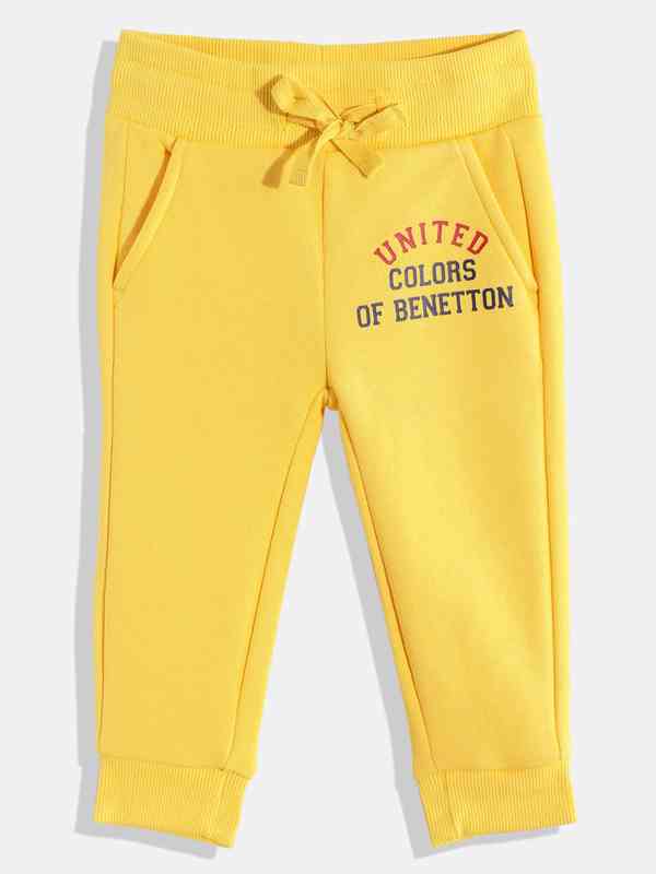 Pantalon Sweat United Colors Of Benetton Kids - 100% Coton - Taille Mi-Haute - Cordon De Serrage - Style Décontracté