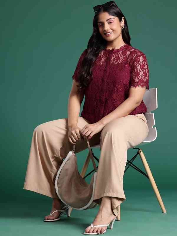 Lace Tops - Buy Lace Tops for Women & Girls Online in India | Myntra
