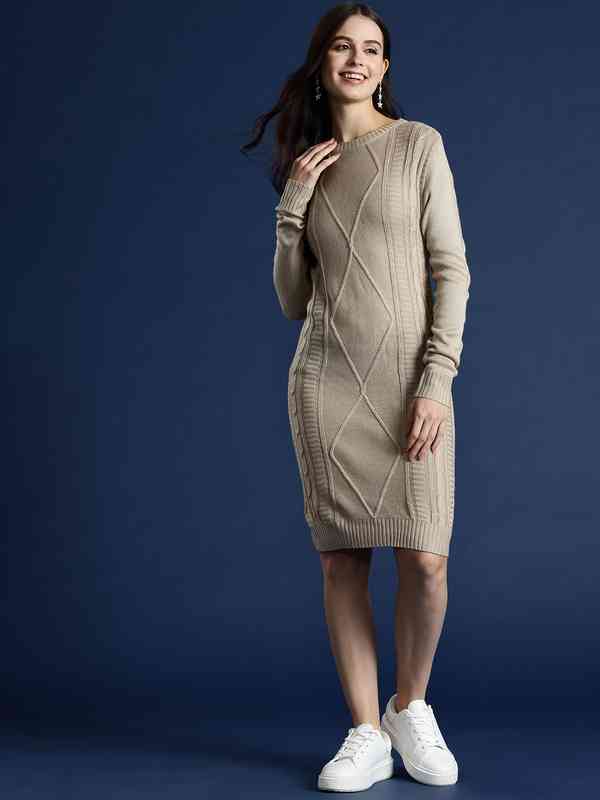 long sweater dress india
