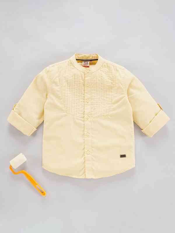 No Collar Shirts - Buy No Collar Shirts online in India
