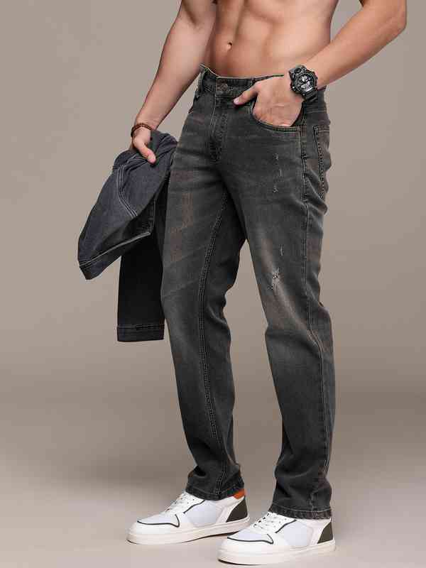 Yellow Jeans Grey - Buy Yellow Jeans Grey online in India