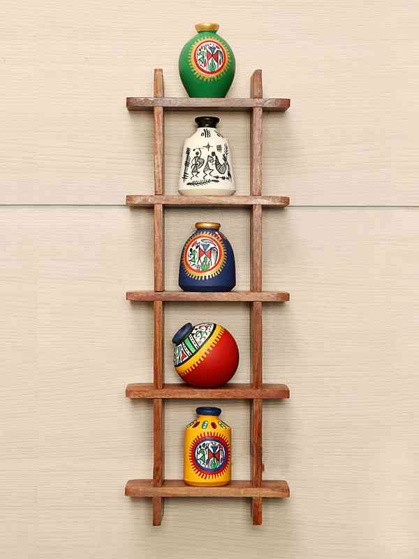 Brown Pocket Wall Shelves - Buy Brown Pocket Wall Shelves online
