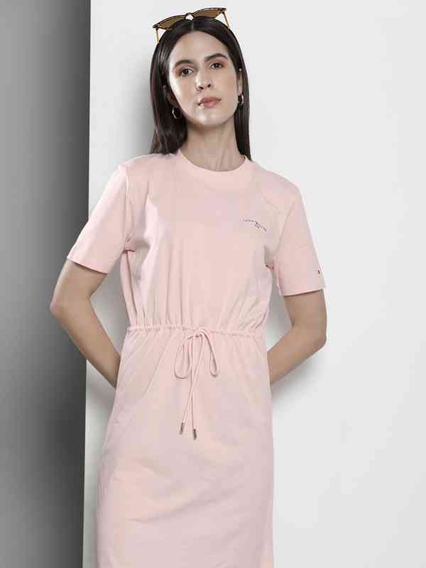 denim dress with tie Ethel Blue Denim Tie Strap Mini Dress - US 10 main image 0