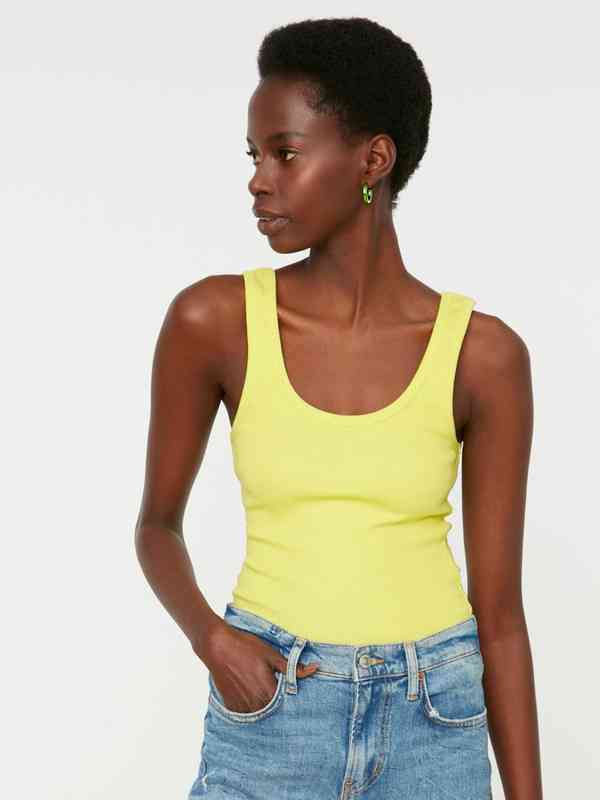 Yellow Tank - Buy Yellow Tank online in India