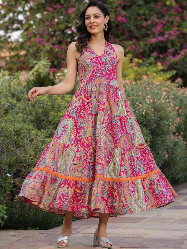 SPEECHLESS Women's Sleeveless Tiered Sundress - Casual Tank Style Dress With Scoop Neck