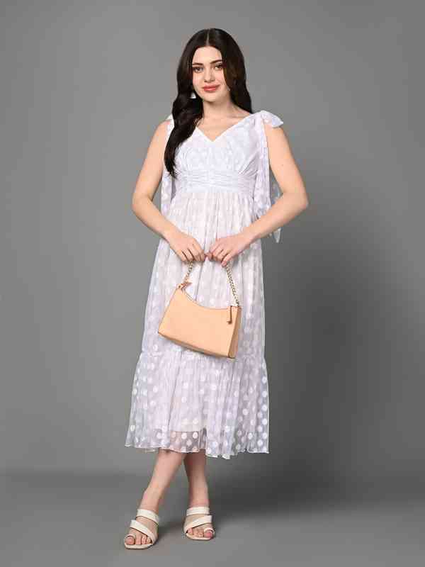 ANDRÉSD V line jacquard dress Jacquard Dress - Buy Jacquard Dress online in India