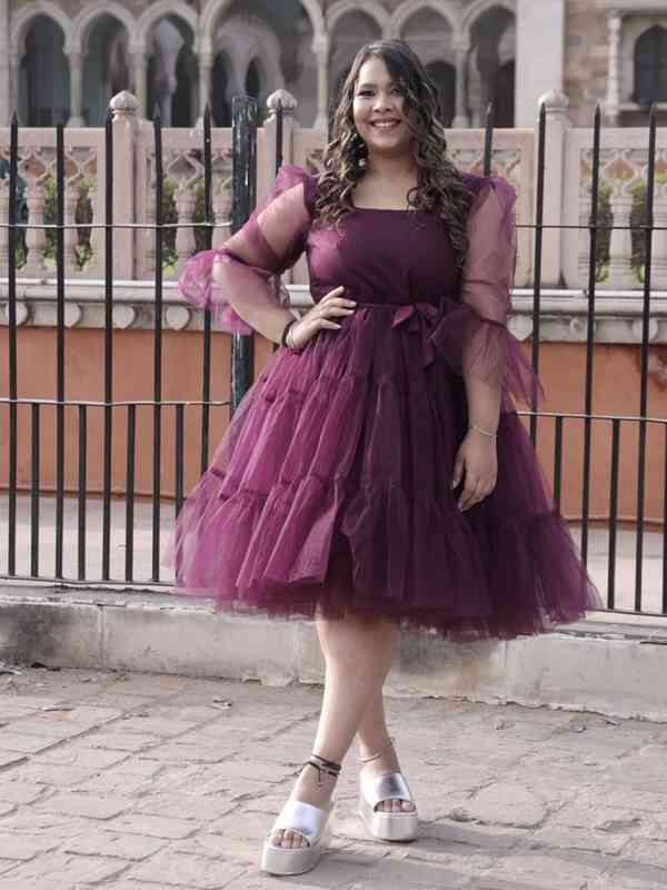 Party One Piece Dresses Knee Length - Buy Party One Piece Dresses Knee  Length online in India