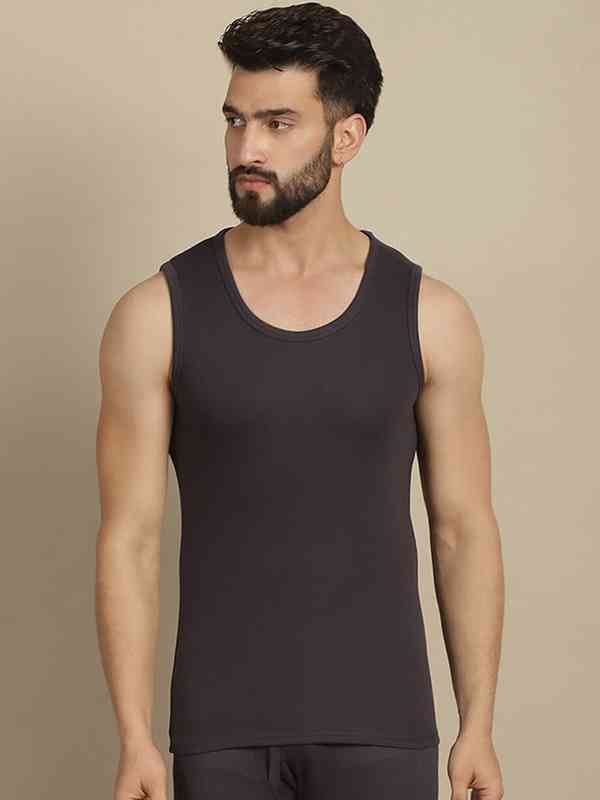 Asos Charcoal Ribbed Vests Mens Buy Inner Element Men Sleeveless