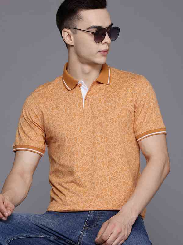 Gini And Jony Orange Printed Regular Fit T Shirt 6577198.htm - Buy