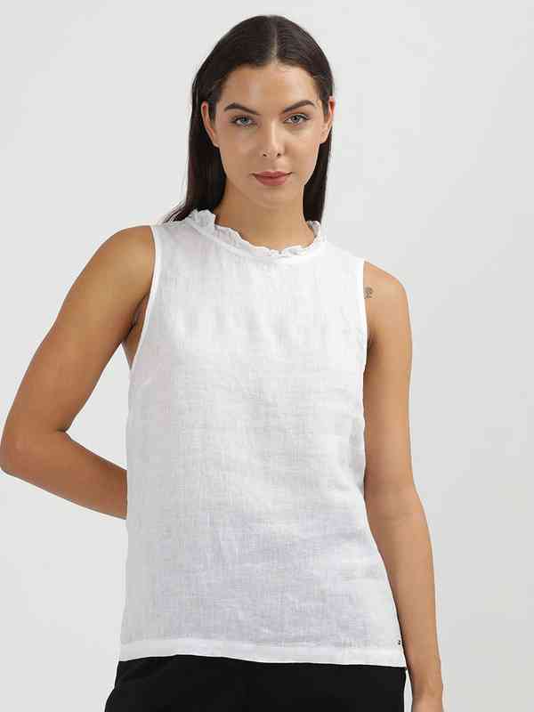 トップス CARLA Lady linen like tops lwtost0090206_1.jpg