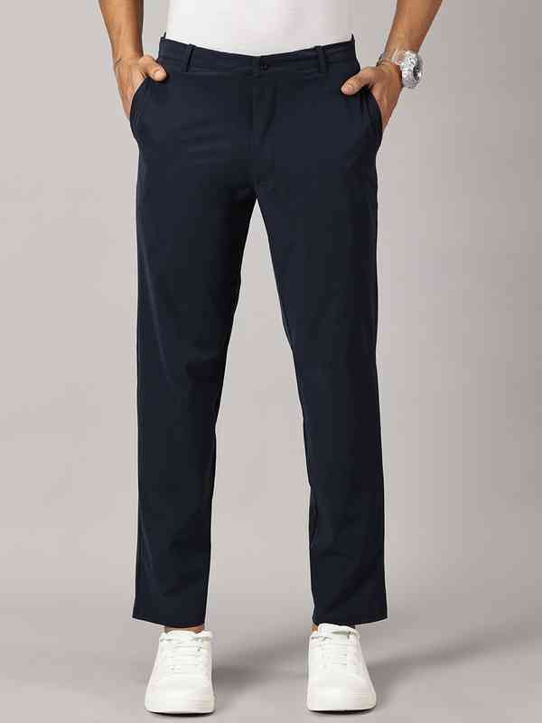 everyone nylon belted easy pants (NAVY) everyone nylon