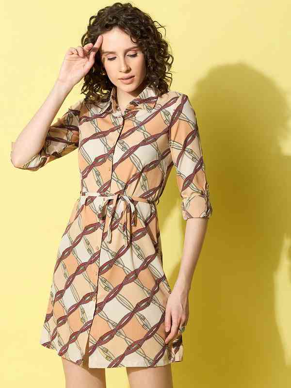 burgundy and gold mermaid prom dress Brown Check Lace Midi Dress