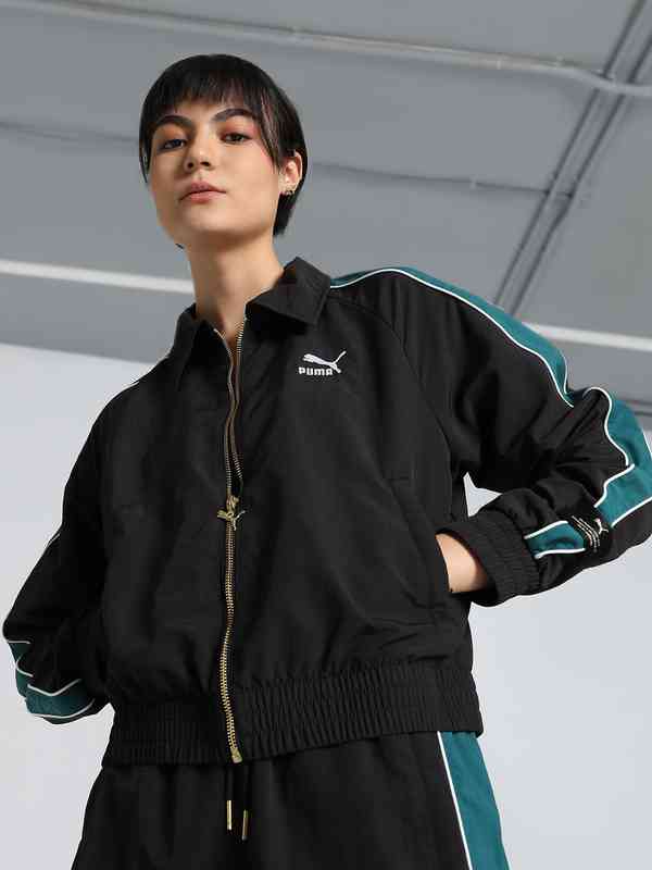 Puma Black Sf T7 Track Jacket 7106302.htm - Buy Puma Black Sf T7 Track  Jacket 7106302.htm online in India