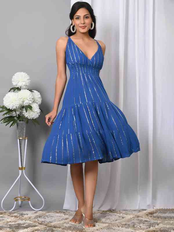 party dresses for ladies near me Feather Embellished Sequin Long Party Dress With Tail 44 main image 0