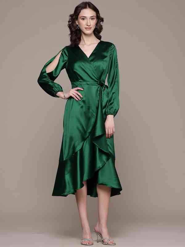 Label Ritu Kumar Green Dresses - Buy Label Ritu Kumar Green Dresses online  in India