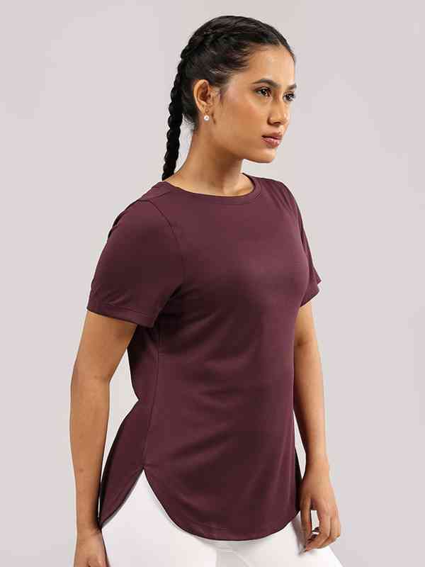 Women's Printed Short Sleeve T-Shirt — Loose Fit Tunic Top, Comfy Casual Tee For Summer - View #7