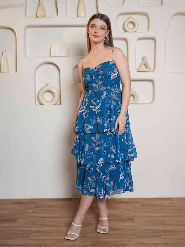 LAYERED CAMI FLARE DRESS 美品AMERI LAYERED CAMI FLARE DRESS