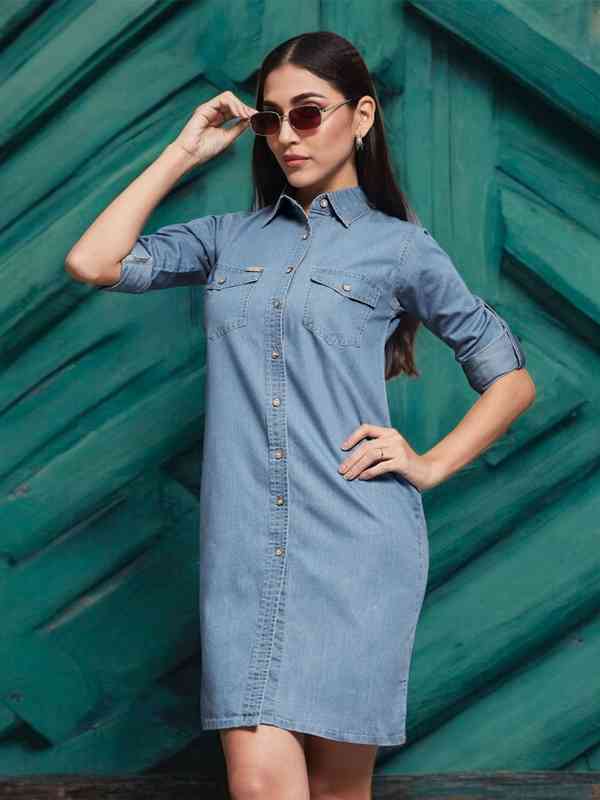 Us Polo Assn Denim Women Roadster Dress - Buy Us Polo Assn Denim Women  Roadster Dress online in India
