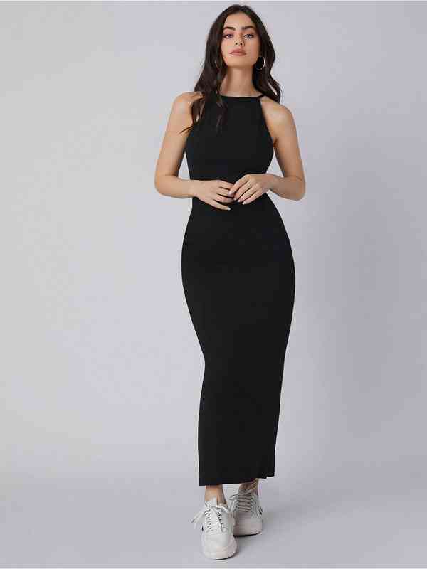 Halter Neck Bodycon Dress - Buy Halter Neck Bodycon Dress online in India