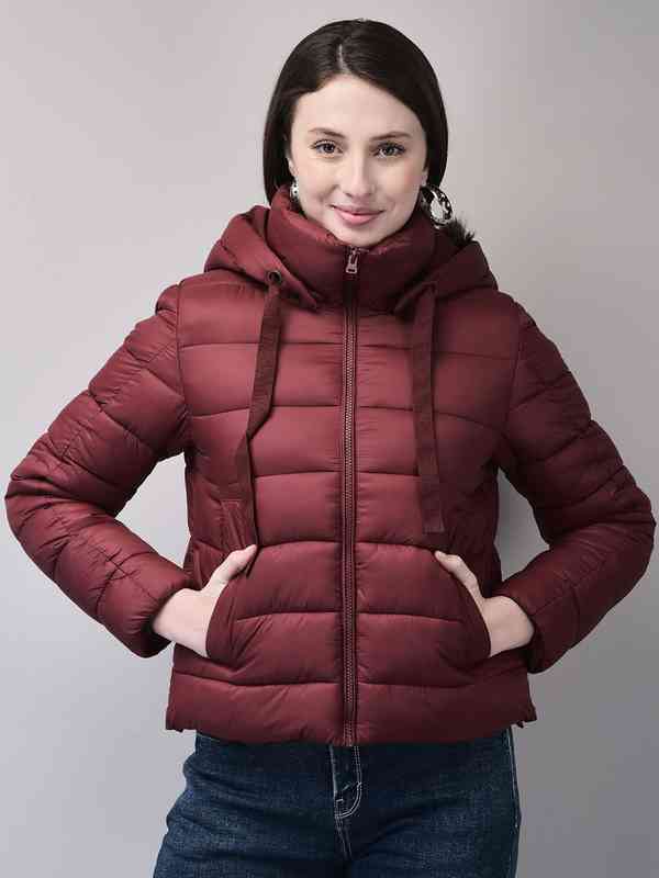 ジャケット・アウター Land Women's Lightweight Down Jacket (M) Buy Woodland Women Nylon Solid Regular Jacket | Bpink | M