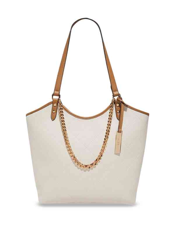 Nine West Women's Omyra Quilted Phone Chain Crossbody Bag – Silver, 8x5x2 Inches, Perfect For Everyday - View #8