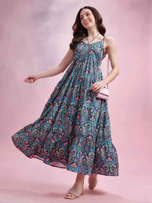 forest corset maxi dress Dark Green Jacquard Corset Dress