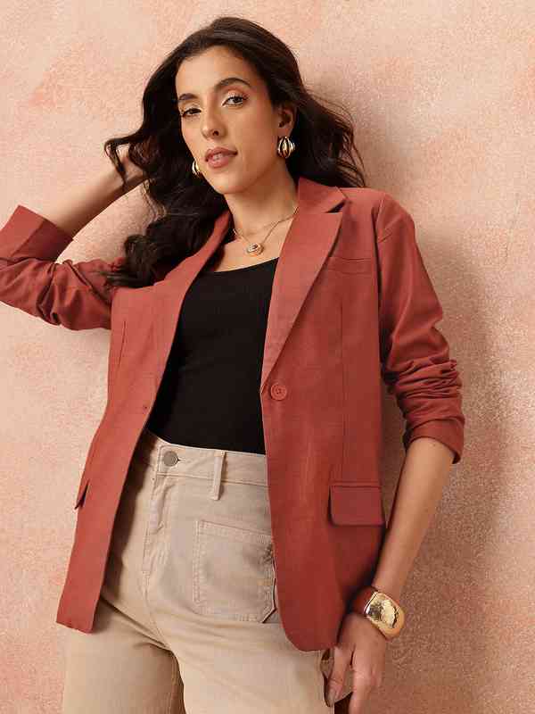 Sleeve Blazer Casual Blazer Flipkart Blazer For Womens All Blazers Buy All  Blazers Online In India