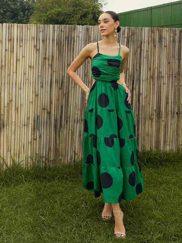 Polka Dot Maxi - Buy Polka Dot Maxi online in India Polka Dot Maxi - Buy Polka Dot Maxi online in India